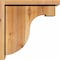 Ekena Millwork Del Monte Rough Sawn Corbel w/Backplate, Western Red Cedar, 8"W x 14"D x 14"H COR08X14X14DEL01RWR - alternate 2